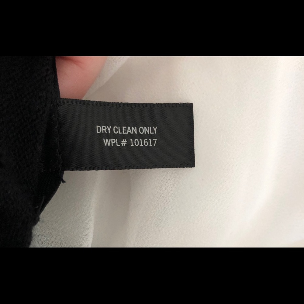 Aqua black half sweater over white top - Picture 6 of 6